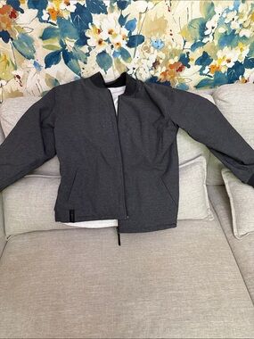 BYLT Basics Dark Charcoal Bomber Jacket